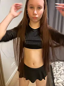 SweetieKitty1 - Sexy teasing with panties and skirt