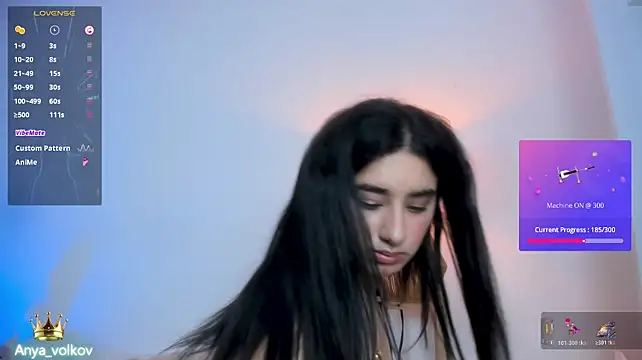 Anya_Volkov - tongue out and bite lips