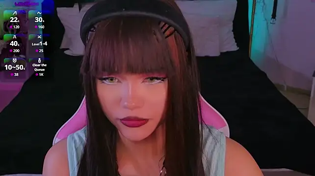 _be11a - ahegao and drool on tits