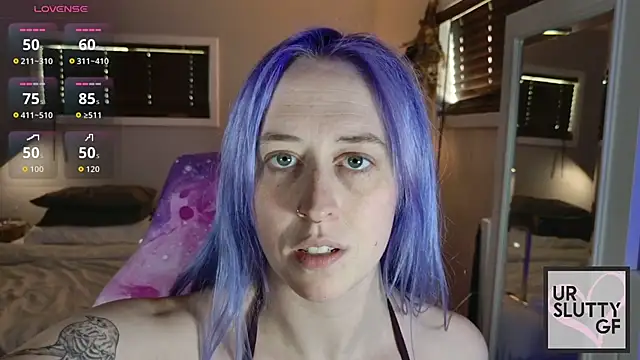 Ursluttygf - pov dildo tip tease + eye contact ✨2m+