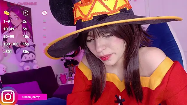 Swannamy - Great blowjob+masturbation+ my fingers