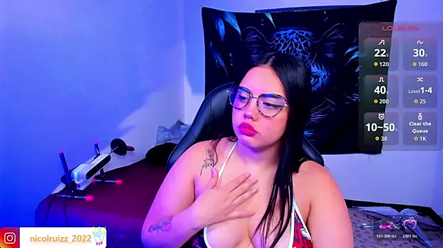 Nicolle_Ruizz - SLOPPY DEEPTHROAT TO BIG TOY