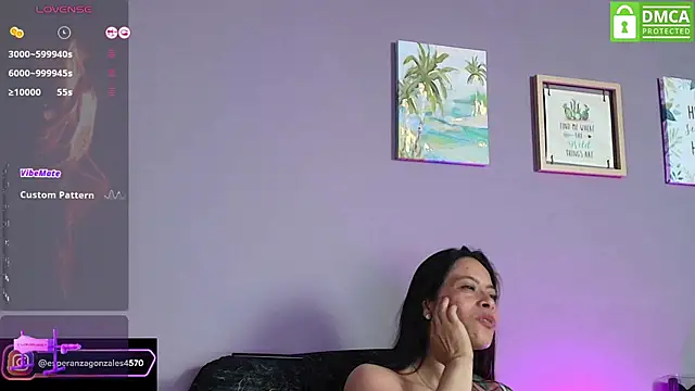 Esperancita-4570 - "Showing and rubbing ice on the pussy"