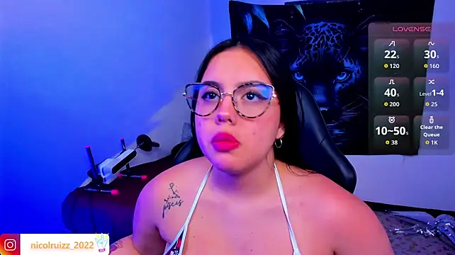 Nicolle_Ruizz - SLOPPY DEEPTHROAT TO BIG TOY