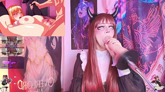 Hani_bun - spit+ahegao on Marin's tits 😻