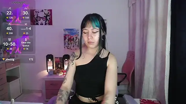 Iris_sky - naked and spanks