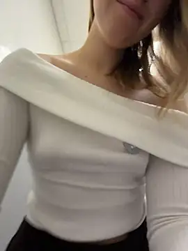-NaughtyAngel- - MASSAGE BOOBS UNDER TOP in man WC