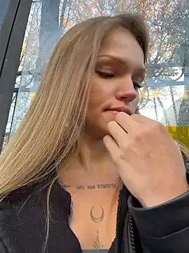 StreetSquirt - rub nipples under top in public