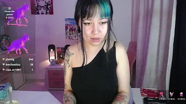 Iris_sky - naked and spanks