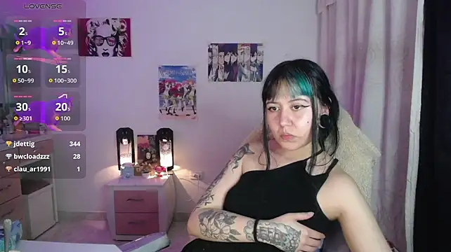 Iris_sky - naked and spanks