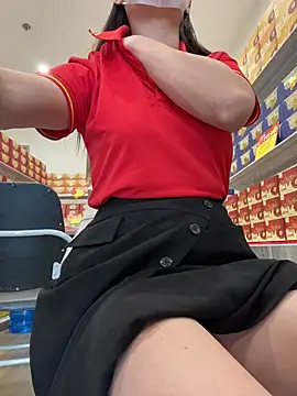 Sneaky_Cumshoot - Masturbating under cashier レジ係の下で自慰行為をする