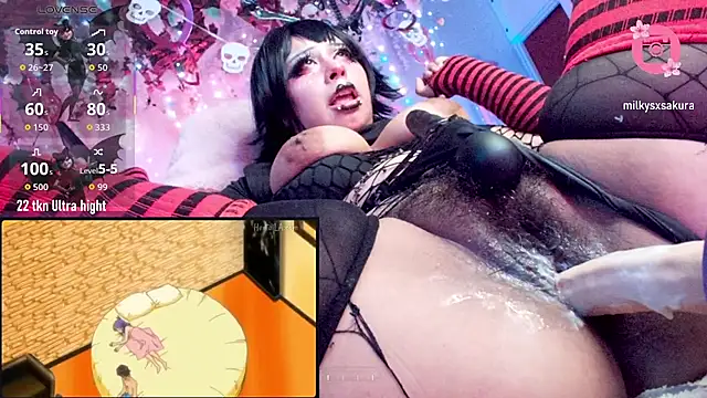 MilkyXSakura - Ctr 12 min + big squirt, blowjob 🖤
