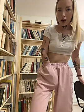 Your_dream4 - massage naked boobs w drool in library