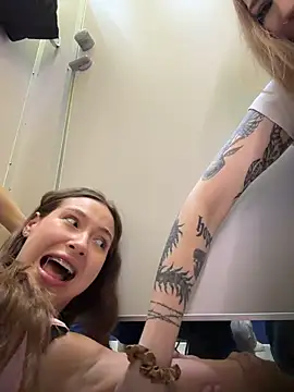 Coconut_milk - Open door +show boobs for group man