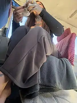 Krysstal003 - DT dildo tits out in front of driver