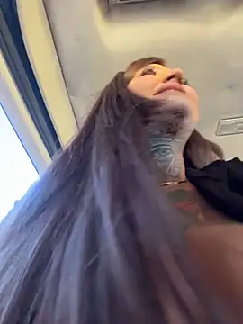 Krysstal003 - DT dildo tits out in front of driver