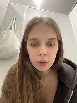 CutieShy - show BOOBS only BRA on the WC MAN