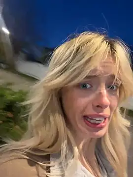PollyLolly - droolling ahegao + massage boobs PUBLIC