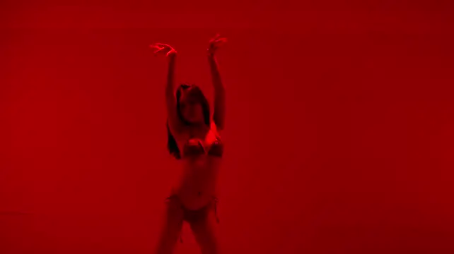 Velvet--girl - Half-naked Curtain Dance🥵