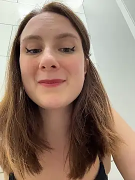 Dina_Tease - FINGERING PUSSy w OPEN DOOR in MAN WC