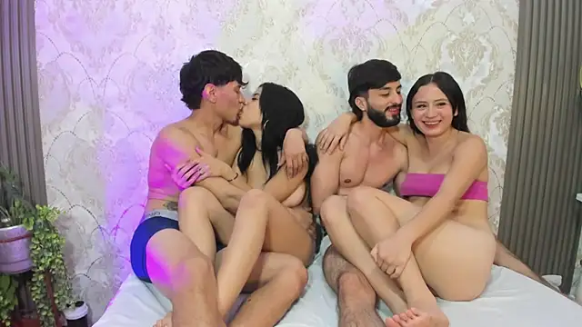 AmerieAndZoey - naked girls and fuck face no mercy