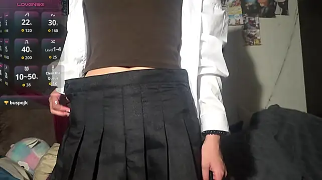 GiannaBirrueta - take of mu topp stay only in shirt :3