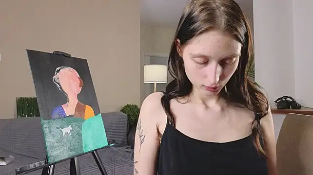 DalilaSylvia - show my tongue close up