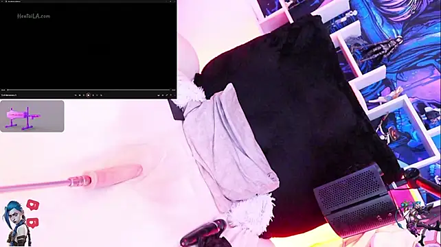 Jinx-- - oil on Jinx's tits 👉👈🥵
