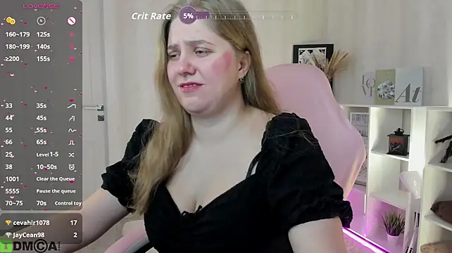 Megan_Violer - drooling on boobs