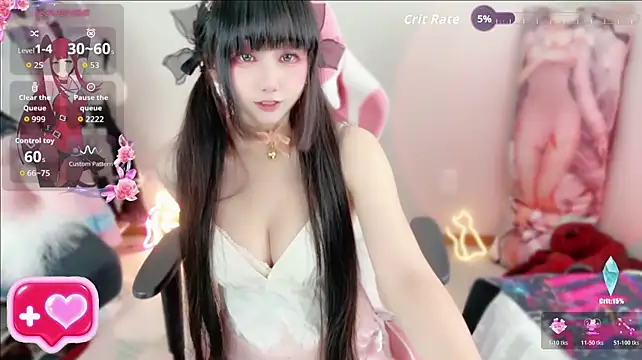Nanao-velvet - 💗无内黑丝M腿 有小粉