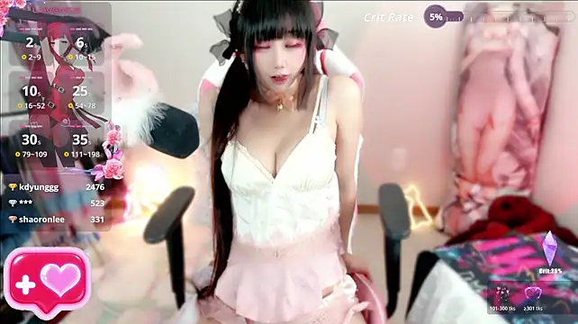 Nanao-velvet - 💗无内黑丝M腿 有小粉