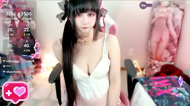 Nanao-velvet - 💗无内黑丝M腿 有小粉