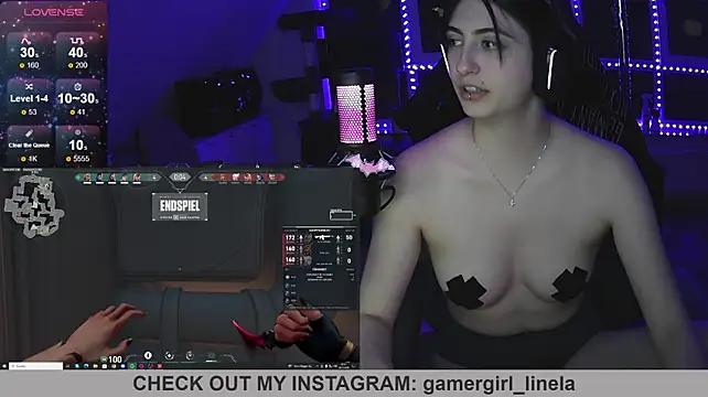 Gamergirl-Linela - LT Gets Oil On Boobs Video