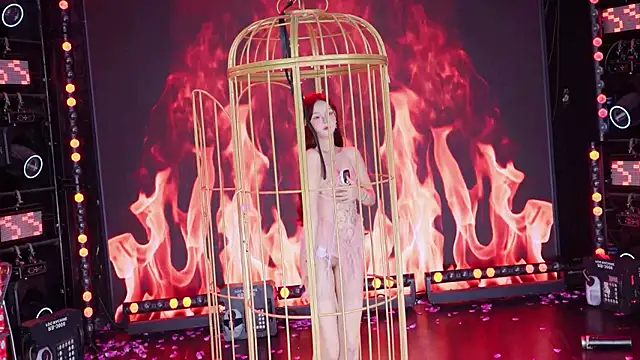 Sexybaby-99 - 双人调教笼子舞 开启双倍快乐