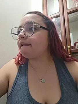 CURVY-HORNY - Sucking a dildo