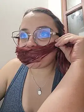 CURVY-HORNY - Sucking a dildo