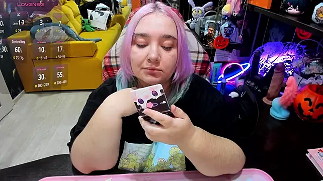 Softie_Sofy - Pussyfuck with black big toy~( •̀ ω •́ )