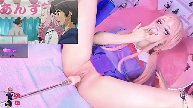 Hani_bun - spit+ahegao on Yuno's tits 😻