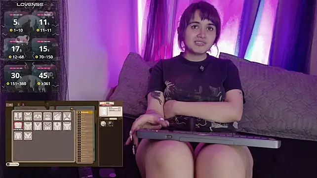 Navier__ - show boobs + saliva drop