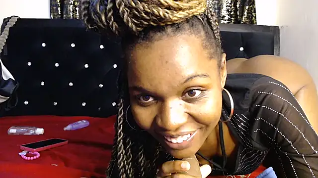 Ebonyempress25 - double penetration