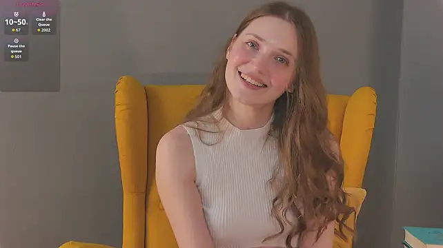 EmmaSagge - teasing with a skirt