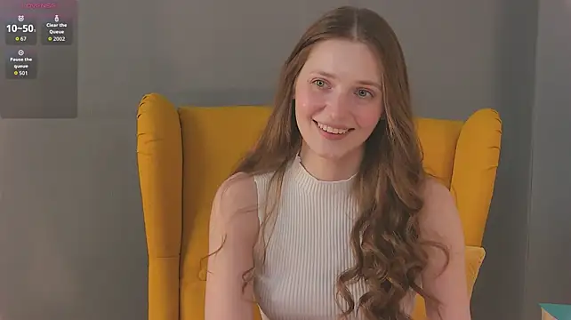 EmmaSagge - teasing with a skirt