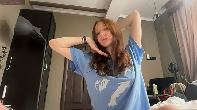 FlaviaDevost - Soft touch my boobies under t-shirt