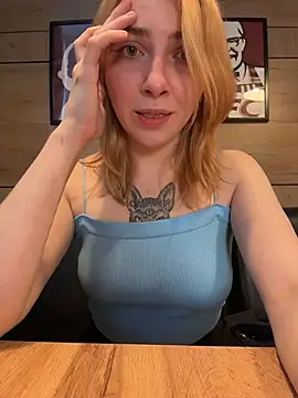 Sunny___Bunny - Pinch naked nipples in kfc