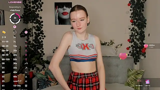 LallyLally_ - take off skirt