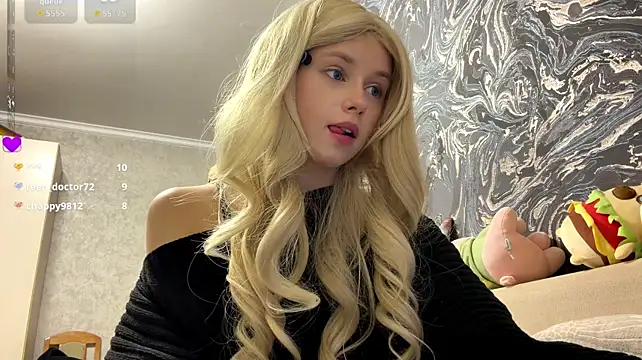 Curlyhaired - to lower one strap of a bra