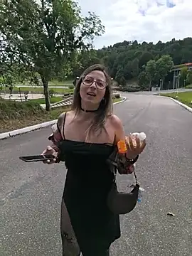 VALELUXX - Show tits on the road 🔥😈🎃