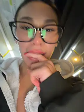 Aria51 - suck HUGE dildo from BUS WINDOW🚌😱
