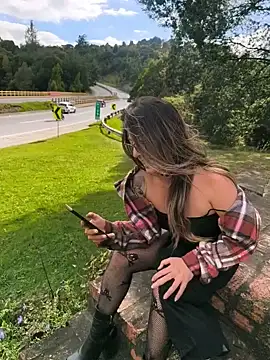VALELUXX - Show tits on the road 🔥😈🎃