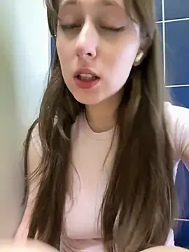 FroggyAnna - open door n slap pussy near urinals x10